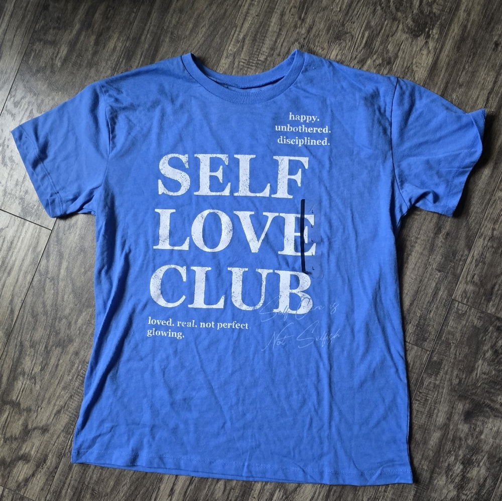 Grayson Threads Blue Short Sleeve Tee Self Love Club